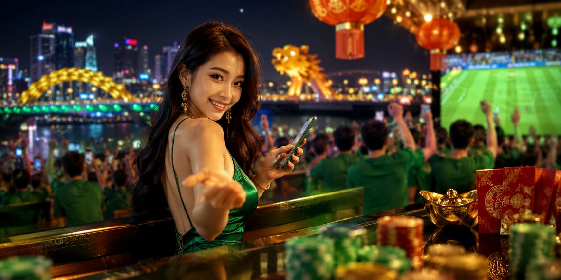 Khung cảnh thành phố Đà Nẵng về đêm gợi liên tưởng đến trải nghiệm cá cược thể thao sôi động