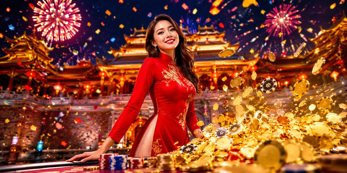 Phụ nữ Huế mặc áo dài ngồi theo dõi kết quả cá cược thể thao trên điện thoại thông minh